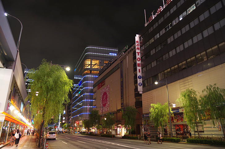 銀座の眉毛サロン　銀座の風景