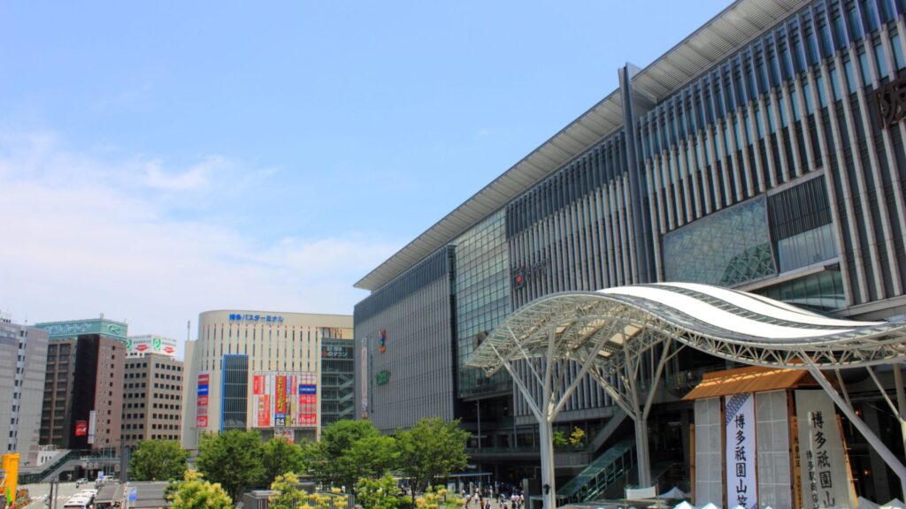 博多でおすすめの眉毛サロン 博多駅の風景